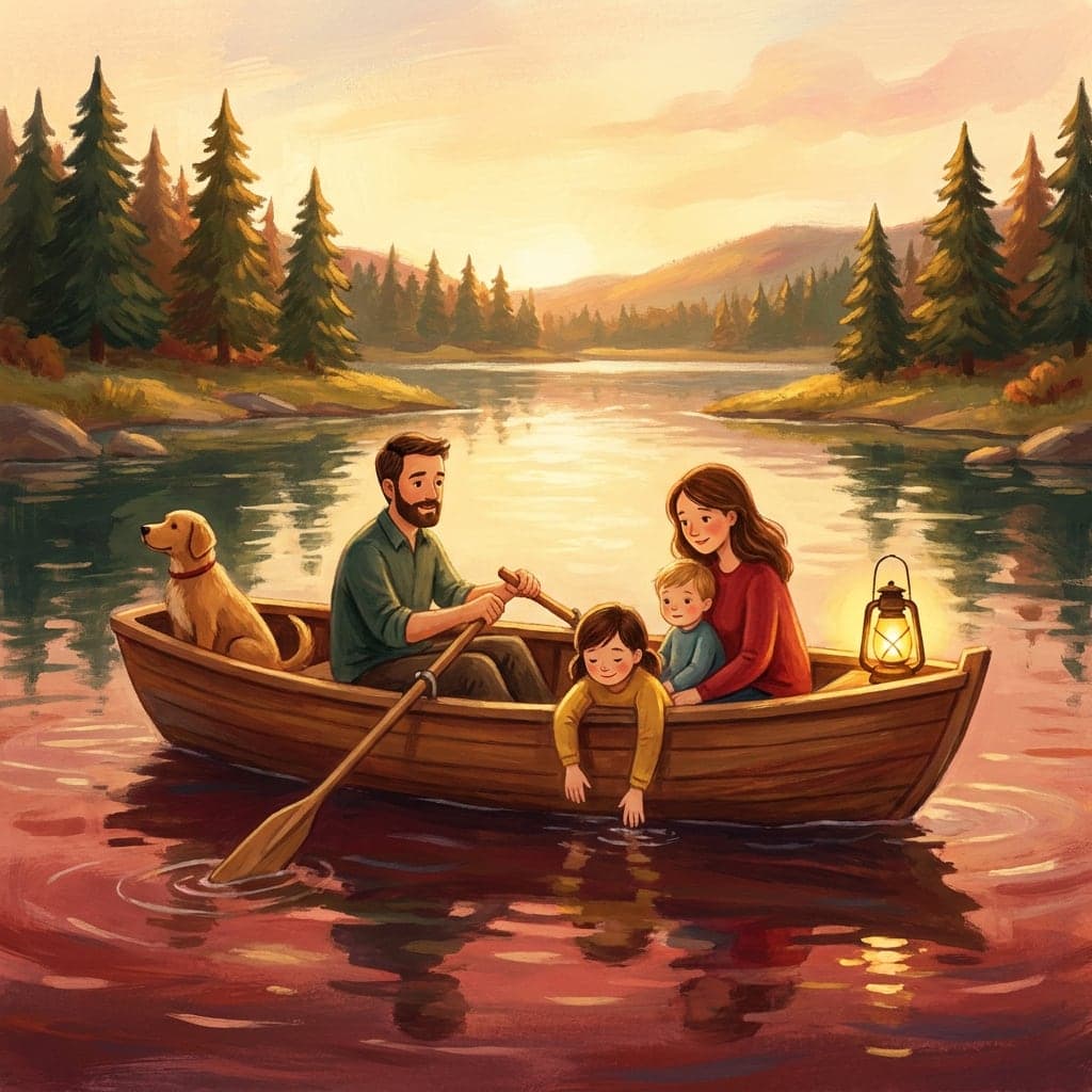Out on the lake