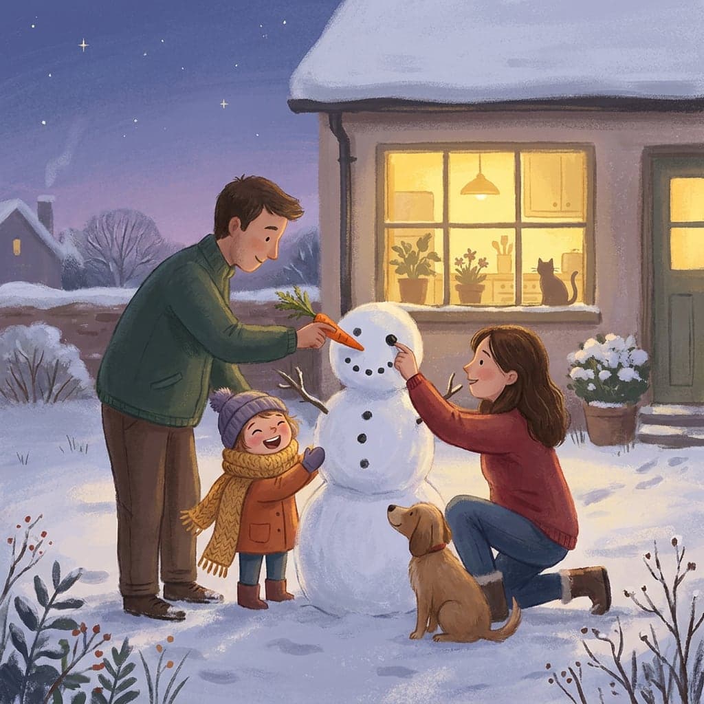 The lopsided snowman