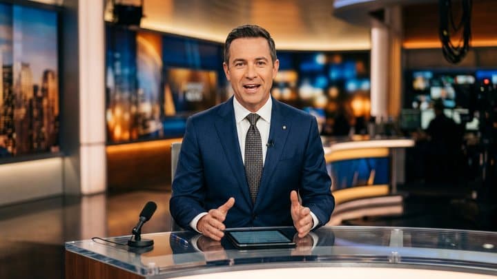 One host, straight to camera, the same face every week.