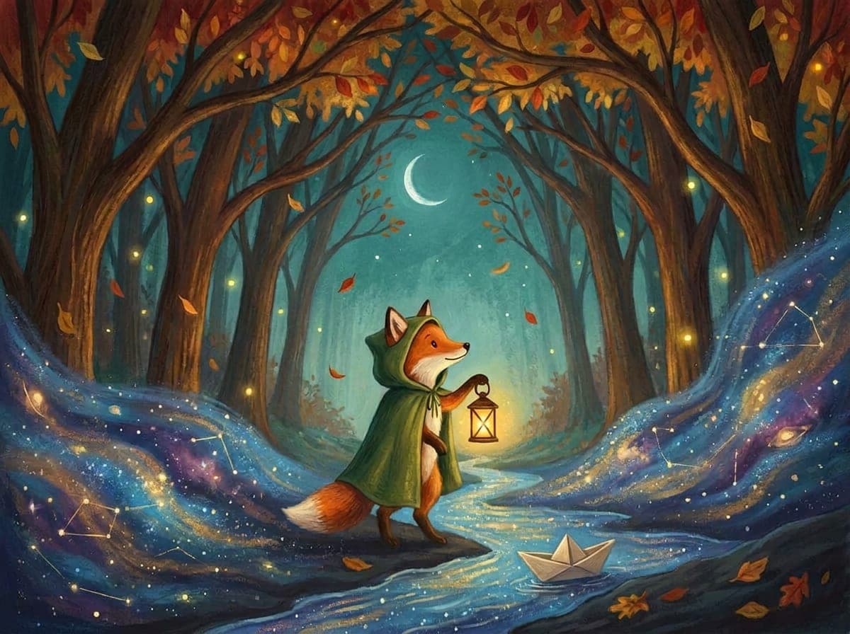 The fox walks on, and finds a river made of starlight.