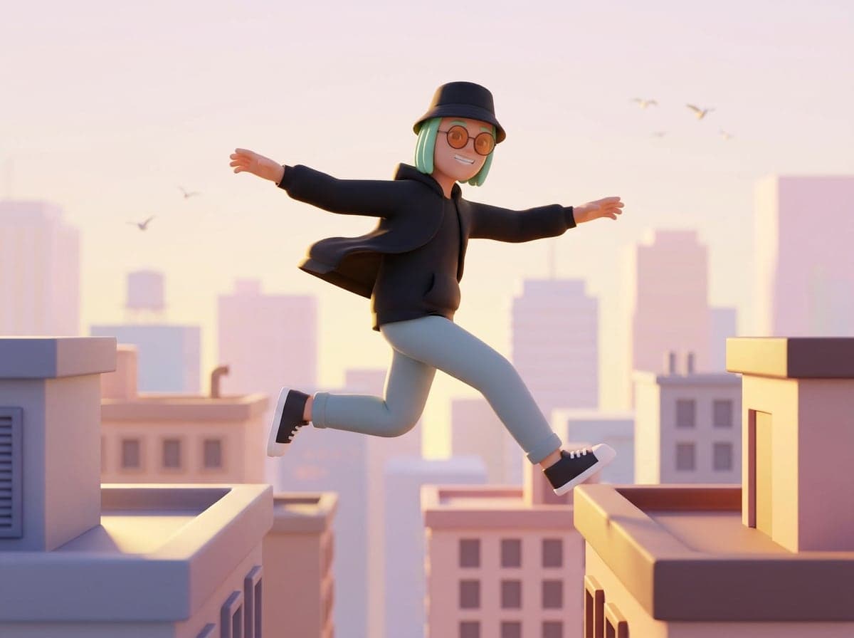 The same character, 3d look
